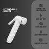 New Ware ABS PVC Health Faucet Gun for Bathroom and Toilet, White Handheld Jet Spray for Hygiene and Cleaning (Pack of 1) view 4