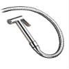 NEW WARE Opera Health Faucet Set - Brass-Chrome Finish, 1 Meter CP SS Hose Pipe, Wall Mount Stand - Bathroom/Toilet view 2