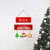 PAPER PLANE DESIGN Christmas Wooden Door Wall Hanging Ornaments Wall Door Decoration Indoor (style-6A) view 2