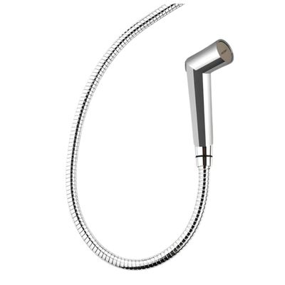 NEW WARE Vista Health Faucet Set - Silver, 1 Meter CP SS Hose Pipe, Wall Mount Stand - Bathroom/Toilet Bidet Jet Spray