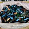Parakh Multicolour Oval and Long Shaped Glossy Pebbles for Vase Fillers, Glass Gems Stone, Aquarium Fish Tank, Party Decoration - 450gm view 1