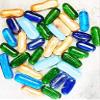 Parakh Multicolour Oval and Long Shaped Glossy Pebbles for Vase Fillers, Glass Gems Stone, Aquarium Fish Tank, Party Decoration - 450gm view 3