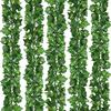 Deehome Artificial Ivy Hanging Grass Creepers for Home Decoration, Green, Each Length-7.5 Feet - Set of 3 view 1