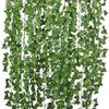 Deehome Artificial Ivy Hanging Grass Creepers for Home Decoration, Green, Each Length-7.5 Feet - Set of 3 view 2
