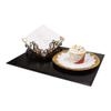 Surplus Party Plates for Birthday Parties 20 Disposable Plates Pure and Safe (9 in, White with Gold) view 2