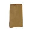 SAI TRDERS Brown Kraft Paper Bags, Pack of 100 | 80 GSM, BF 40, 9 GMS per Bag, Virgin Paper, Grocery Paper Bags, Multi Purpose ((7.5 x 2.5X 13)) view 1