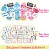 Wobbox Baby Shower Decoration Items| Baby Shower Photo Booth Props for Photoshoot, Baby Shower Milestone Card, Mom to Be Daddy to Be Decoration, Godh Bharai Decoration Kit-(FP347) view 2