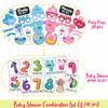 Wobbox Baby Shower Decoration Items| Baby Shower Photo Booth Props for Photoshoot, Baby Shower Milestone Card, Mom to Be Daddy to Be Decoration, Godh Bharai Decoration Kit-(FP353) view 2