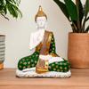 ascension  Sitting Buddha Idol Statue Showpiece for Home & Office Decor Car Dashboard Idol Figurine Showpiece Sculpture Hindu Gift Handcrafted Beautiful Buddha view 1