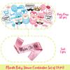 Wobbox Baby Shower Decoration Items| Baby Shower Photo Booth Props for Photoshoot, Mom to Be Satin Sash Daddy to Be Decoration, Godh Bharai Decoration Kit-(FP431) view 2