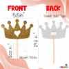 Wobbox Baby Shower Decoration Items| Baby Shower Photo Booth Props for Photoshoot, Mom to Be Satin Sash Daddy to Be Decoration, Godh Bharai Decoration Kit-(FP431) view 3