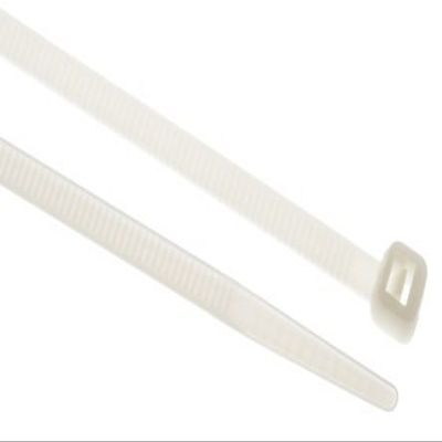 INDRICO Cable Ties 8 Inch (200 mm.) UV Resistant Nylon Zip Wire Tie Strap Organizer Self Locking Tie White (700)