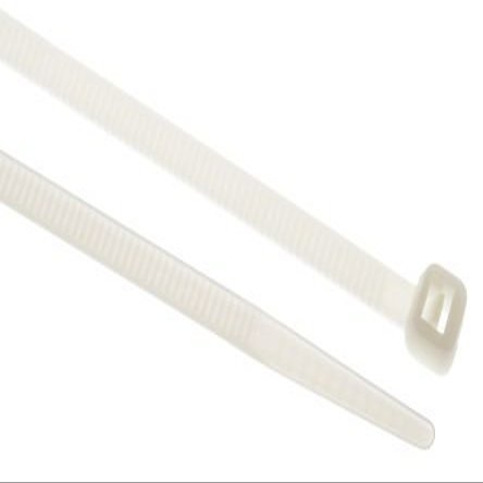 INDRICO Cable Ties 8 Inch (200 mm.) UV Resistant Nylon Zip Wire Tie Strap Organizer Self Locking Tie White (700)