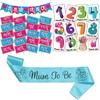 Wobbox Marathi Baby Shower Decoration Items| Baby Shower Ceremony Photo Booth Props for Photoshoot, Baby Shower Banner& Mom to Be Sash with Milestone Card, Godh Bharai Ceremony Decoration Kit-(FP257) view 1