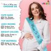 Wobbox Marathi Baby Shower Decoration Items| Baby Shower Ceremony Photo Booth Props for Photoshoot, Baby Shower Banner& Mom to Be Sash with Milestone Card, Godh Bharai Ceremony Decoration Kit-(FP257) view 4