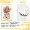 Wobbox Marathi Baby Shower Decoration Items| Baby Shower Ceremony Photo Booth Props for Photoshoot, Milestone Crad& Mom to Be Sash, Godh Bharai Ceremony Decoration Kit-(FP708) view 4