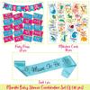 Wobbox Marathi Baby Shower Decoration Items| Baby Shower Ceremony Photo Booth Props for Photoshoot, Baby Shower Banner& Mom to Be Sash with Milestone Card, Godh Bharai Ceremony Decoration Kit-(FP214) view 2