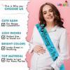 Wobbox Baby Shower Decoration Items| Baby Shower Ceremony Photo Booth Props for Photoshoot, Milestone Crad& Mom to Be Sash, Godh Bharai Ceremony Decoration Kit-(FP520) view 4