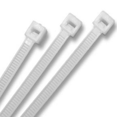 INDRICO Cable Ties 12 Inch (300 mm.) UV Resistant Nylon Zip Wire Tie Strap Organizer Self Locking Tie White (Pack of 400)