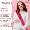 Wobbox Marathi Baby Shower Decoration Items| Baby Shower Ceremony Photo Booth Props for Photoshoot, Baby Shower Banner& Mom to Be Sash with Milestone Card, Godh Bharai Ceremony Decoration Kit-(FP238) view 3