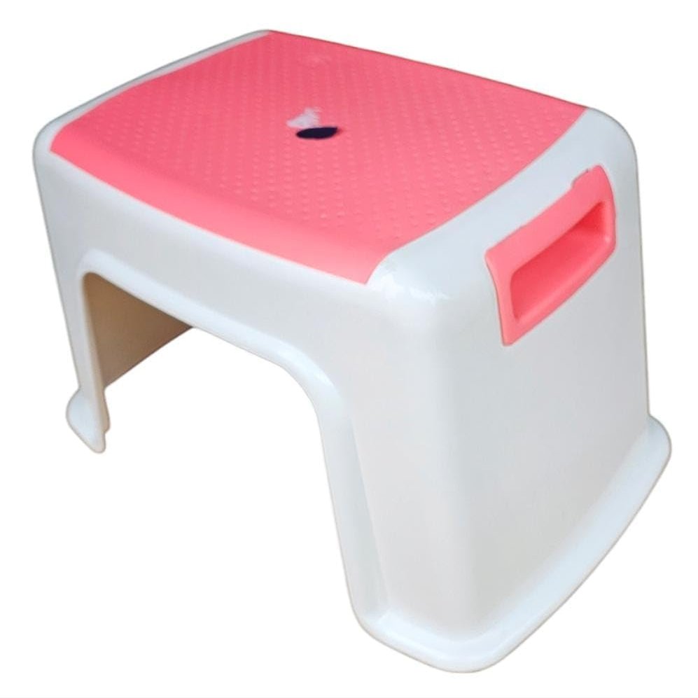 GRAZIA Bathroom Plastic Stool with Comfortable Seating Stool for Kitchen, Office, and Home Use-Non-Slip Feet  Modern and Stylish - Made in India