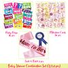 Wobbox Baby Shower Decoration Items| Baby Shower Ceremony Photo Booth Props for Photoshoot, Daddy to Be Badge & Mom to Be Sash with Milestone Card, Godh Bharai Ceremony Decoration Kit-(FP807) view 2