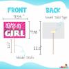Wobbox Baby Shower Decoration Items| Baby Shower Ceremony Photo Booth Props for Photoshoot, Daddy to Be Badge & Mom to Be Sash with Milestone Card, Godh Bharai Ceremony Decoration Kit-(FP807) view 4