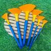 Paaroots 6pcs Premium Artistic Range of Fan Paint Synthetic Gold Brush Set Long Handle (Size: 2, 4, 6, 8, 10, 12) (Pack of 6) view 2