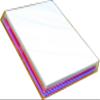 IMPRINT Red, Purple,White,Grey,Pink,Peach Color Card Stock in A4 Size 230 GSM Thick Each of 20 Sheets view 1