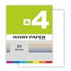 Your's Favourite A4 Size Ivory Sheets for Drawing, Sketching,Shading and Oil Pastels- 210 GSM, 11.5 inches x 8 inches x 0.1 inch, 50 Sheets (50) view 3