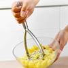 Oc9 Stainless Steel Wheel Pizza Cutter & 2 Vegetable Masher/Pav Bhaji Masher/Potato Masher for Silver Kitchen Tool Set view 3