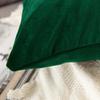 Khooti Velvet Cushion Cover, 12x12 Inch | Army Green | Pack of 2 | Solid Plain Soft & Smooth, Decorative Cushion Covers for Living Room, Bedroom, Couches, Chairs, Sofas, Beds & Home Decor view 2