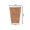 Windup Tapered Cork Stopper for Glass Wine Bottle - Length 27mm x Top 22mm x Bottom 17mm - Pack of 10 Pcs - Made in India view 3