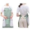 ONICORN 1 PCS Waterproof & Adjustable Durable Stripe Chef Bib Apron with Convenient Pocket and 2 Side Coral Velvet Towels Stitched, for Home Kitchen, Grill, Cooking, Restaurant. (Green) view 1