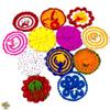 Brij Sugandha Laddu Gopal Woolen Poshak & Cap Set - Mix Designs of Bright Colored Baby Soft Wool Poshak of Lord Krishna Ladoo Gopal Radha Krishna Idol Winter Dress | Set of (4, 2 NO.) view 1