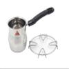 JEE ALTO Stainless Steel Tea Coffee Warmer Pot with Handle and Stainless Steel Gas/Stove Stand_470ML view 1