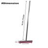 Homfine Pack of 2 Bathroom Floor Wiper 202 Grade Pure Stainless Steel with Wide Quality Foam for All Cleaning Purpose (2 Pcs, Rod: 36inch, Flap: 9inch) view 2