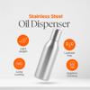 Human Hydro Stainless Steel Oil Dispenser  750ml | Drip-Free Spout, Leak-Proof Lid | Ideal for Mustard, Olive, Sesame Oils & Ghee | Rust-Free Oil Storage Bottle view 4
