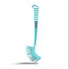 Homfine One Sided Plastic Toilet Cleaning Brush with Long Handle for Home, Office Toilets, Hotle Multi Purpose Cleaning Tiles, Ceramic (1 Pc, Aqua Green) view 1