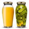Ash & Roh Big pot glass jar Kitchen Storage Glass Jars & Containers With Airtight Metal Lid - (1000 ML /1 LTR /1 KG) - SET OF (4) view 3
