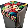AAZEEM Digital Printed Jute Fridge Top with Non Woven Back 22" X 32" view 1