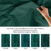Encasa XO Mercerised Cotton Canvas Fabric, 100x150 cm Wide | Sold by The Metre, Cut to Length | Fabric for Cushions, Sofa Covers, Light Upholstery, Embroidery, Dress Material, Emerald view 3