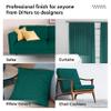 Encasa XO Mercerised Cotton Canvas Fabric, 100x150 cm Wide | Sold by The Metre, Cut to Length | Fabric for Cushions, Sofa Covers, Light Upholstery, Embroidery, Dress Material, Emerald view 4