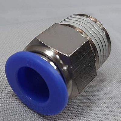 Mercury Pneumatic Push Type Male Connector Size: 3/8" X 10 MM OD (Pack of 10)
