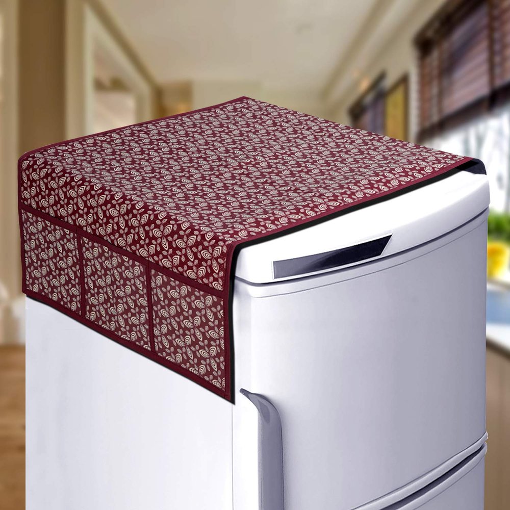 KANUSHI Industries Waterproof & Dustproof Fridge Cover For Top/Refrigerator Cover