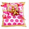 Chircrafts Cotton Laddu Bal Gopal Shree Krishna/ Kanhaji Thakurji Rajai Gadda Bedding Set with Rajai and Pillow (Green)- Combo-4 view 2
