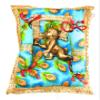 Chircrafts Cotton Laddu Bal Gopal Shree Krishna/ Kanhaji Thakurji Rajai Gadda Bedding Set with Rajai and Pillow (Green)- Combo-4 view 3