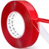 Bonjil Double Sided Heat Resistant Acrylic Adhesive Red Polyester Tape 6mmX33mtr (set of 3) view 1