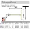 ABA T spanner for home use (8mm, 10mm, 12mm, 14mm) SPAN021 view 3
