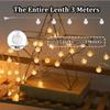 fizzytech Crystal Bubble 15 Led 3 Meter Ball String Lights of Home Decoration Diwali Christmas Wedding Fairy Lights for Bedroom, Lights of Home Decoration (Globe Crystal LED Light) view 4